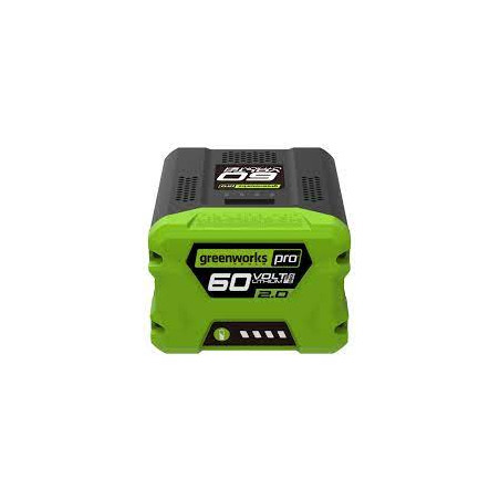 Batteria greenworks g60b2 2.0ah 60v nero/verde [pro g60b2]