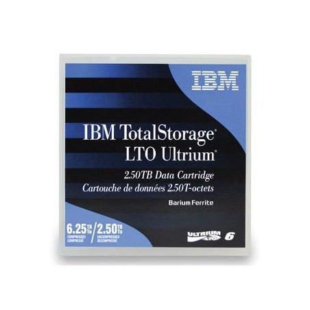Cartuccia dati ibm lto ultrium-6 2,5 tb/6,25 tb ferrite di bario