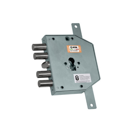 Serratura moia per porte blindate a 3 pistoni 137x157x30mm [rco654/250sfb]