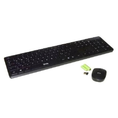 Set tastiera e mouse link italiana nero