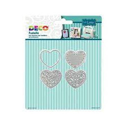 Stampo da taglio cwr fustella la little cuori [12128/19]