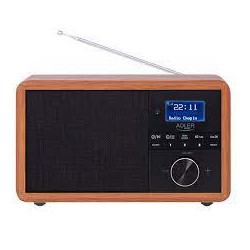 Radio retro' adler camry dab+ad1184 fm/usb/bluetooth in legno