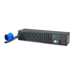 Rack pdu apc 2u/16 presa/32a/7680w/nero [ap7822b]