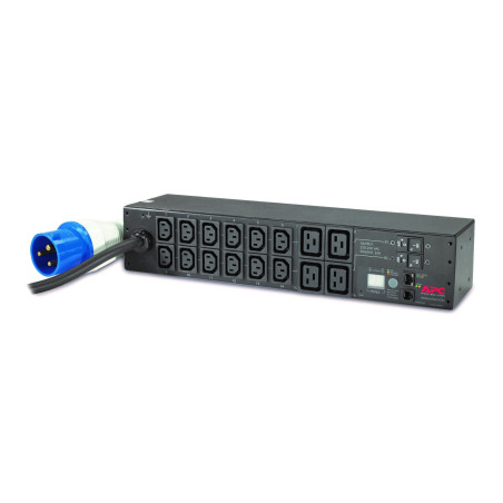 Rack pdu apc 2u/16 presa/32a/7680w/nero [ap7822b]