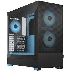 Case fractal design pop air rgb atx microatx mini-itx nero/ciano