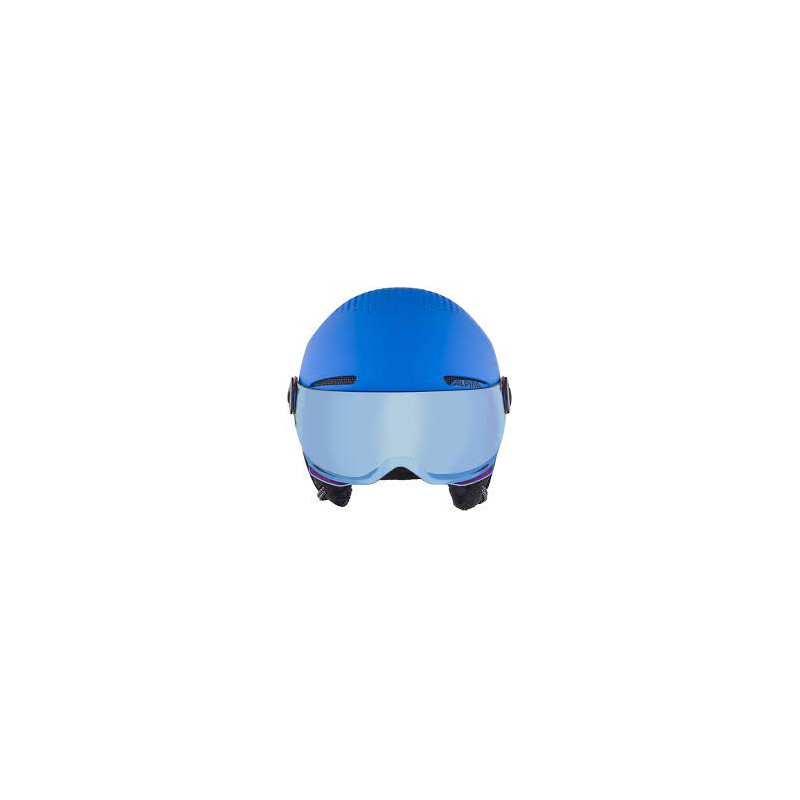 Casco da sci alpina zupo visor q-lite 54-58cm blu opaco [a9229380]