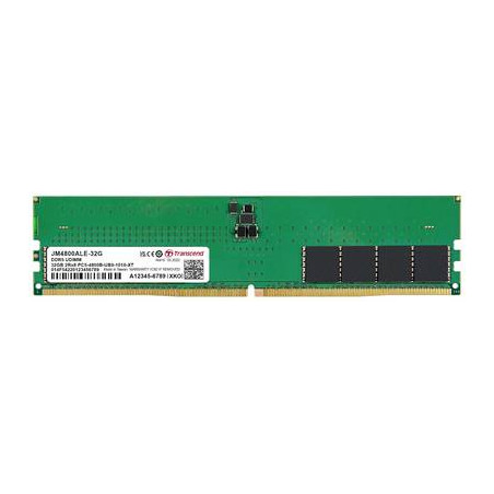 Ram dimm ddr5 32gb transcend jetram 4800mhz cl40 1.1v [jm4800ale-32g]