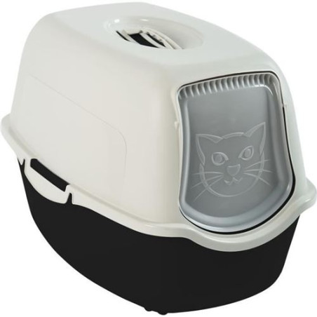 Toilette per gatti rotho my pet bailey 55.2x39x38.7cm nero/bianco
