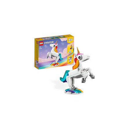 Gioco da costruzione lego creatore 31140 l'unicorno magico [31140]