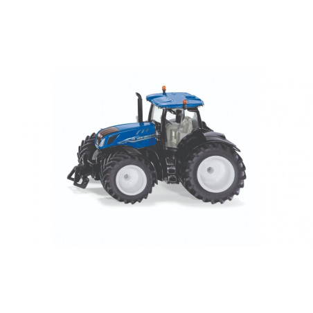 Modellino trattore siku farmer new holland t7.315 hd 1:32 nero/blu