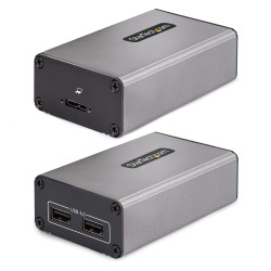 Estensore kvm startech.com 2xusb-a 3.0 a fibra multimodale om3