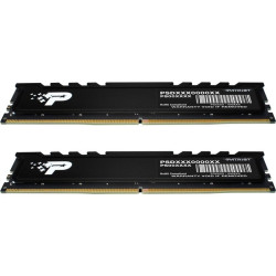 Ram dimm ddr5 2x16gb patriot signature premium 5600mhz nero [psp532g5600kh1]
