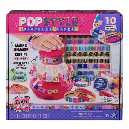 Set creativo spin master cool maker pop style braccialetti multicolore