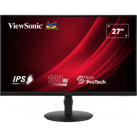 Monitor led 27" viewsonic vg2708a-mhd full hd 1920x1080p/5ms/classe