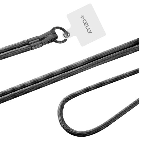 Cordino porta smartphone celly freedom lace nero [freedomlcbk]