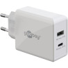 Alimentatore da rete goobay usb-c 30w bianco [61674]