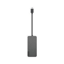 Hub usb lenovo usb tipo-c a 4 porte usb tipo-a nero [gx90x21431]