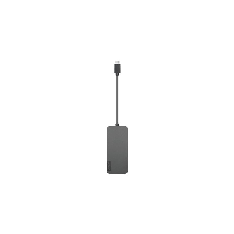 Hub usb lenovo usb tipo-c a 4 porte usb tipo-a nero [gx90x21431]