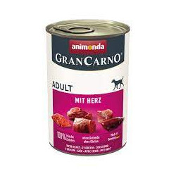 Cibo umido per cani animonda grancarno adult mit herz 400g