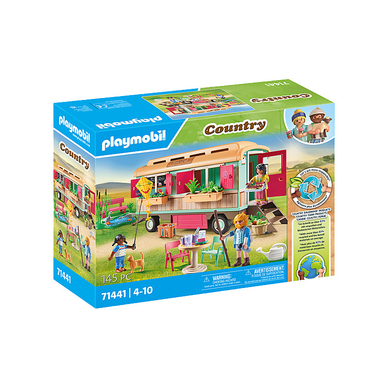 Playmobil country - accogliente caffetteria multicolore 145pz