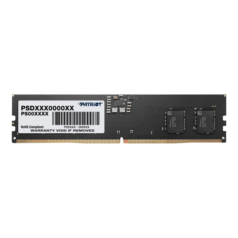 Ram dimm ddr5 32gb patriot 5600mhz cl46 1.1v nero [psd532g56002]