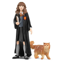 Schleich hermione granger e grattastinchi 10cm multicolore 2pz [42635]