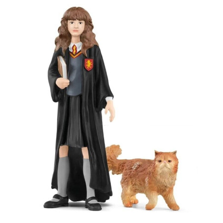 Schleich hermione granger e grattastinchi 10cm multicolore 2pz [42635]