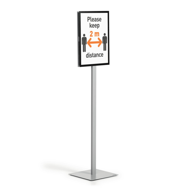 Espositore da pavimento durable info stand basic a3-5013-57