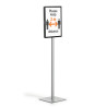 Espositore da pavimento durable info stand basic a3-5013-57