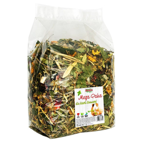 Mangime alegia mega pack: erbe per porcellini d'india 650g