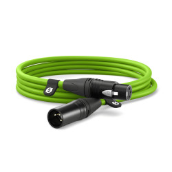 Cavo microfonico rode xlr3m-g da xlr masc a xlr fem 3m verde