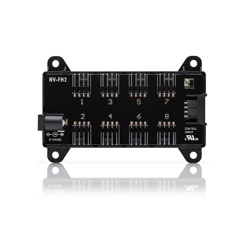 Controller ventola noctua a 8 canali 5v-24v nero [nv-fh2]