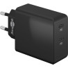 Caricabatterie rapido goobay 61757 doppio usb-c 100-240v