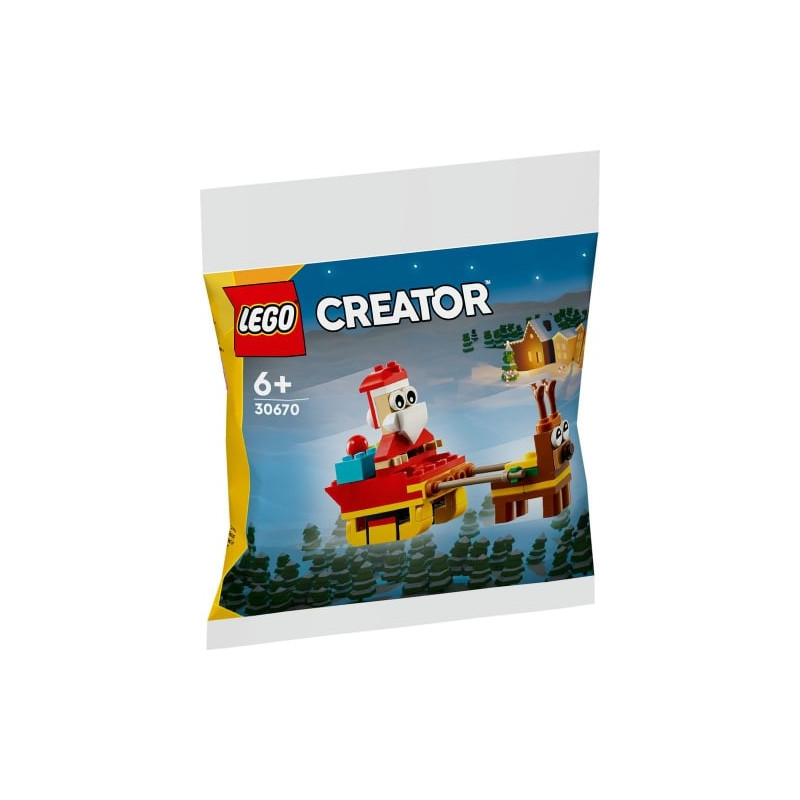 Lego creator giro sulla slitta di babbo natale 73pz [30670]