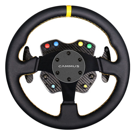 Volante da gioco cammus gt1 da corsa nero