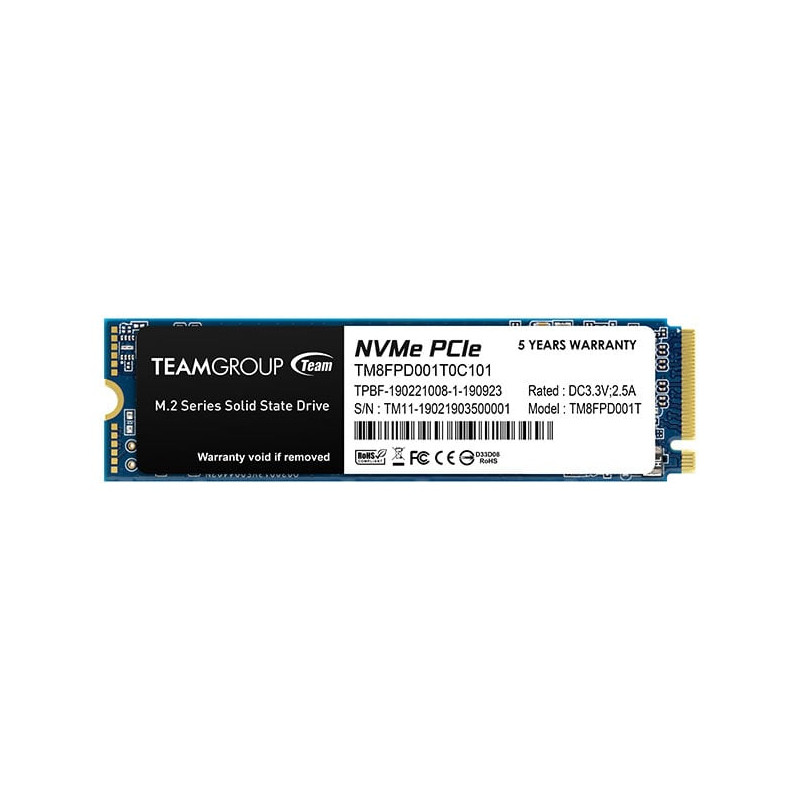 Ssd 1tb team group mp33 pro nvme pcie 3.0 m.2