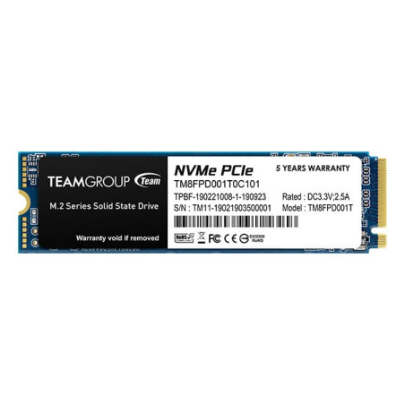 Ssd 1tb team group mp33 pro nvme pcie 3.0 m.2