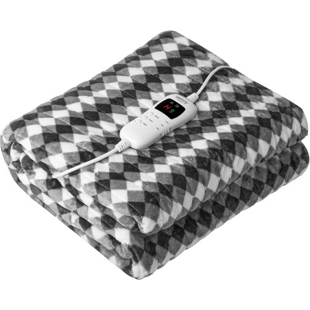 Coperta elettrica camry bianco/grigio [cr 7442]