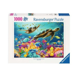 Puzzle ravensburger mondo sottomarino blu 1000pz [12000577]
