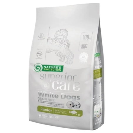 Cibo per cani nature's protection superior care white dogs grain