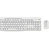 Set tastiera logitech mk295 mouse wireless combo bianco [920-009821]