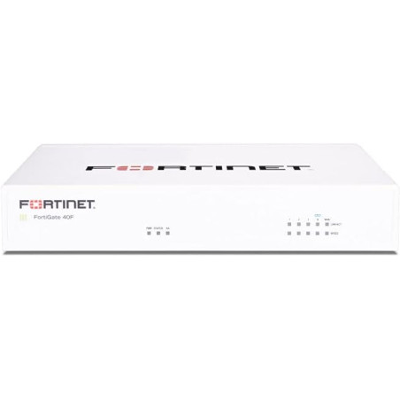 Firewall fortinet fortigate-40f 4 porte 216 x160 x 38.5mm bianco