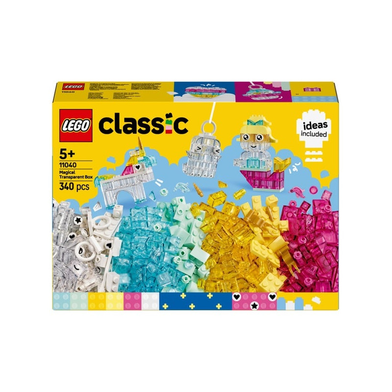Lego 11040 classic scatola magica trasparente [11040]