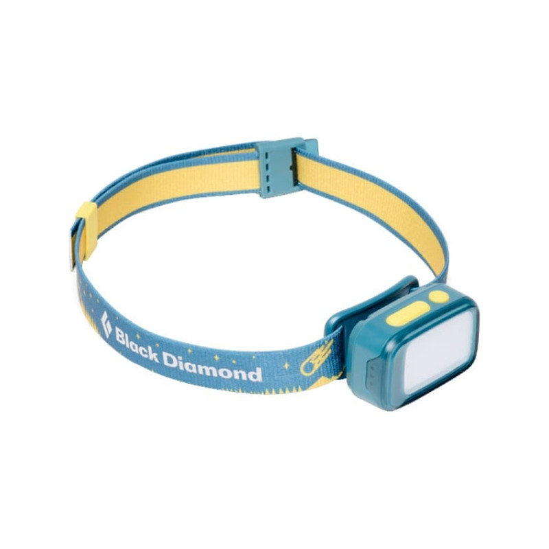 Lampada frontale a led black diamond wiz kid per bambini 40lm turchese/amarillo