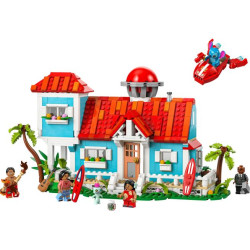 Set di costruzioni lego disney 43268 lilo e stitch casa sulla spiaggia