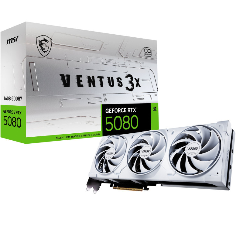 Scheda video nvidia msi ventus rtx 5080 16g ventus 3x oc 16gb gddr7