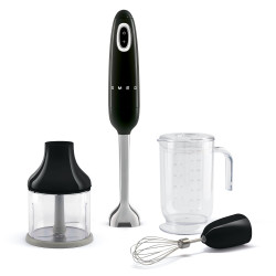 Mixer a immersione smeg stile anni '50 con set accessori 700w