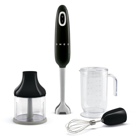 Mixer a immersione smeg stile anni '50 con set accessori 700w
