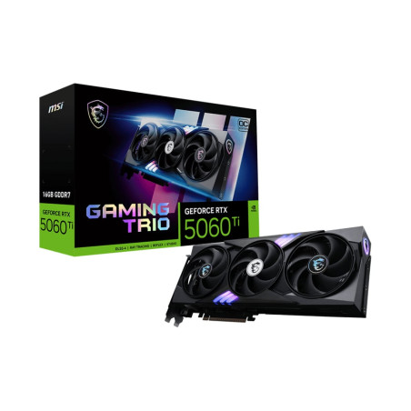 Scheda video nvidia msi geforce rtx 5060 ti gaming trio oc 16g (dlss