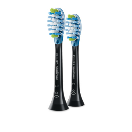 testine spazzolino philips premium sonicare nero 2pz [hx9042/88]